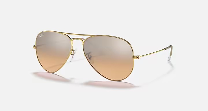 SOLAR RAY-BAN RB3025L 001/3E AVIATOR ROSA ESPELHADO