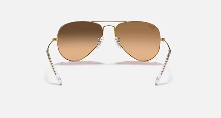 SOLAR RAY-BAN RB3025L 001/3E AVIATOR ROSA ESPELHADO - Imagem 3