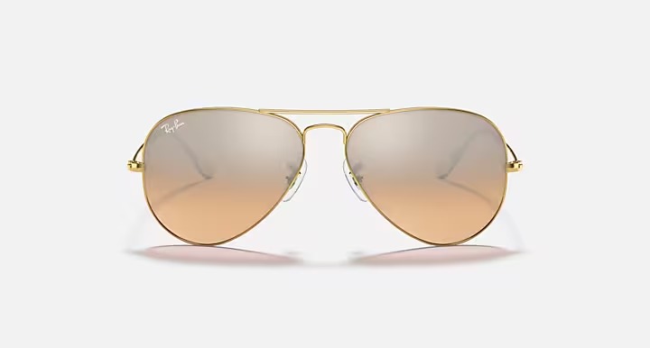SOLAR RAY-BAN RB3025L 001/3E AVIATOR ROSA ESPELHADO - Imagem 2