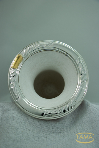 CUIA PRATA 600 COM DETALHE EM OURO 12k CHAPEADO
