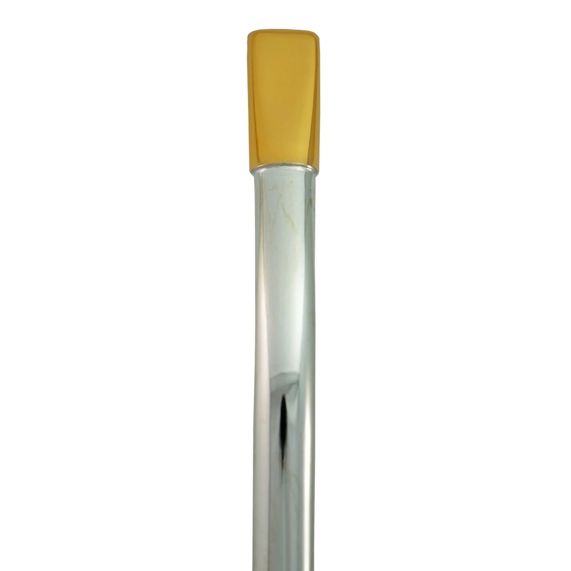 BOMBA PRATA 600 BOCAL OURO 12K CHAPEADO