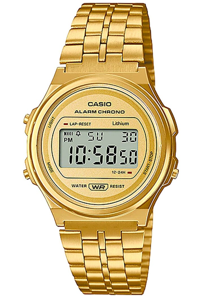 RELÓGIO CASIO VINTAGE DIGITAL A171WEG-9ADF-SC