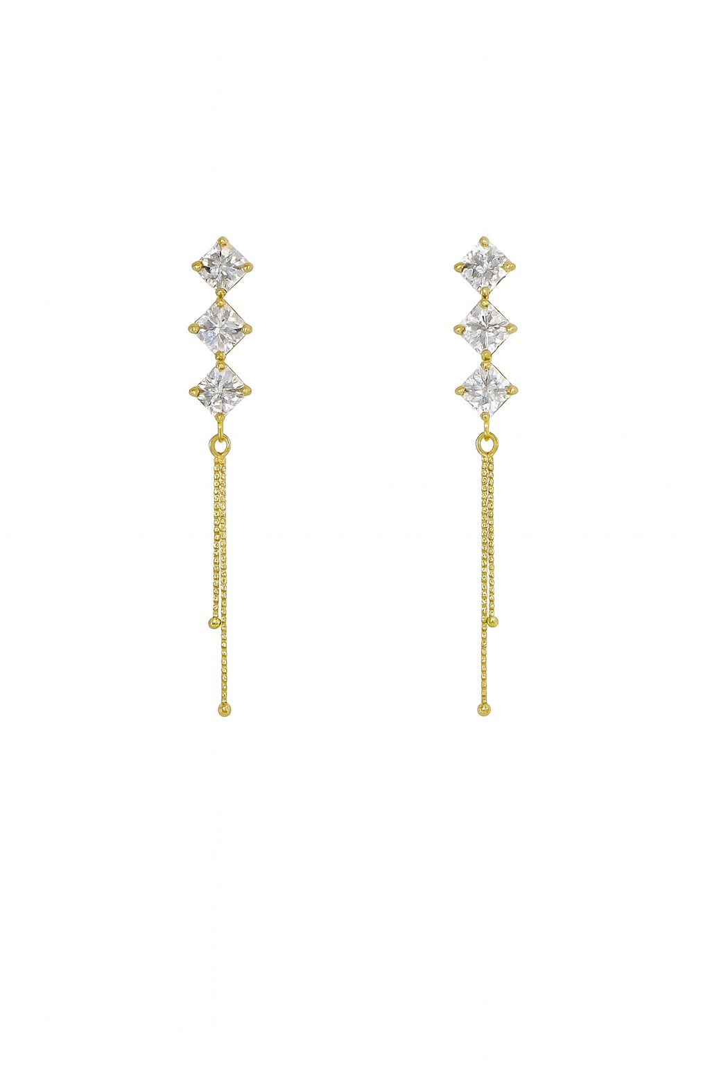 BRINCO 18K ZIRCÔNIA CORDINHA