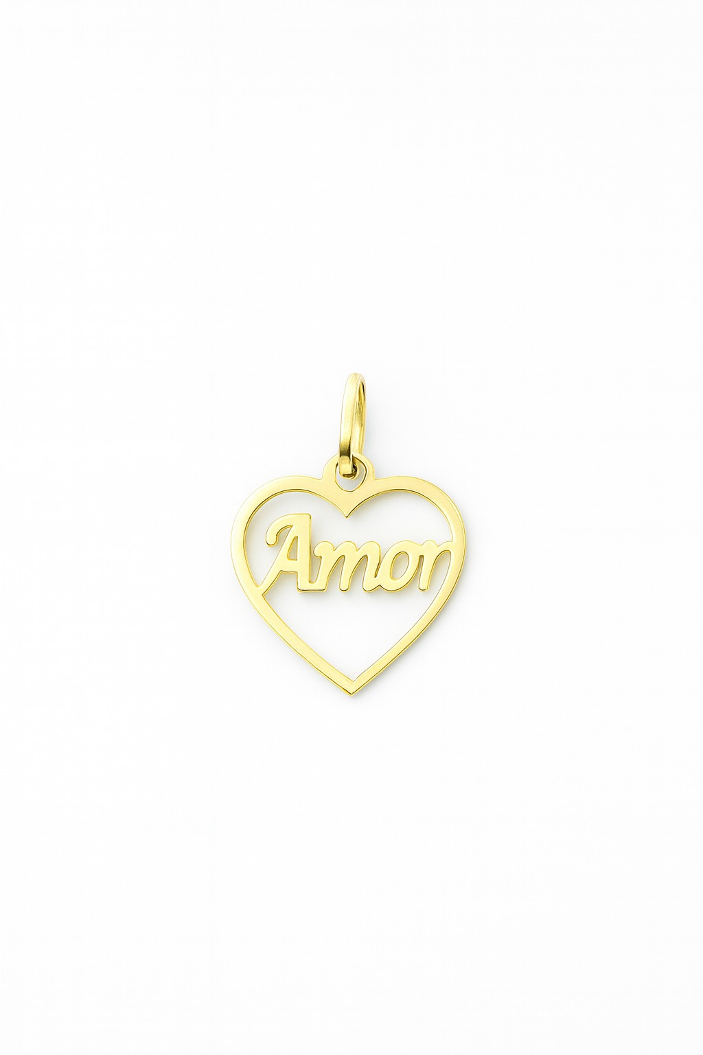 PINGENTE 18K CORAÇÃO AMOR