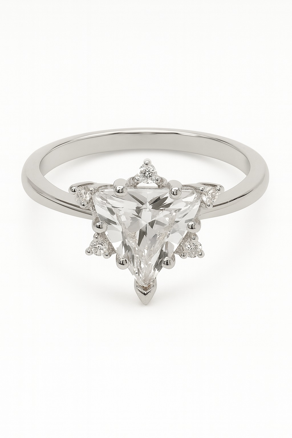 ANEL OURO BRANCO 18K TOPÁZIO C/ CRISTAL