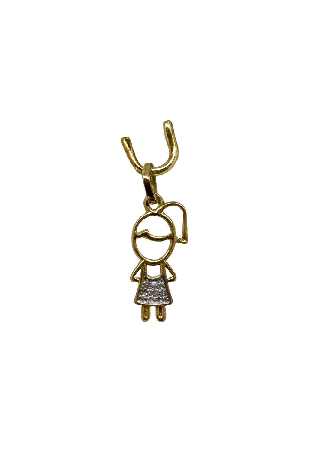 PINGENTE 18K MENINA