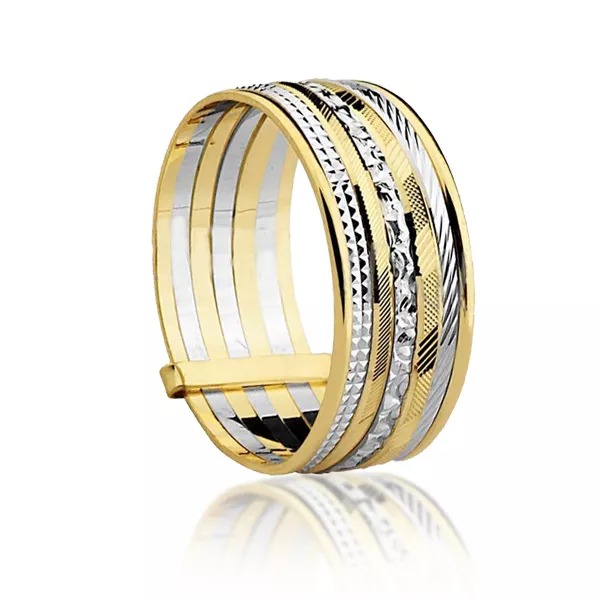 ANEL 18K 7 ELOS