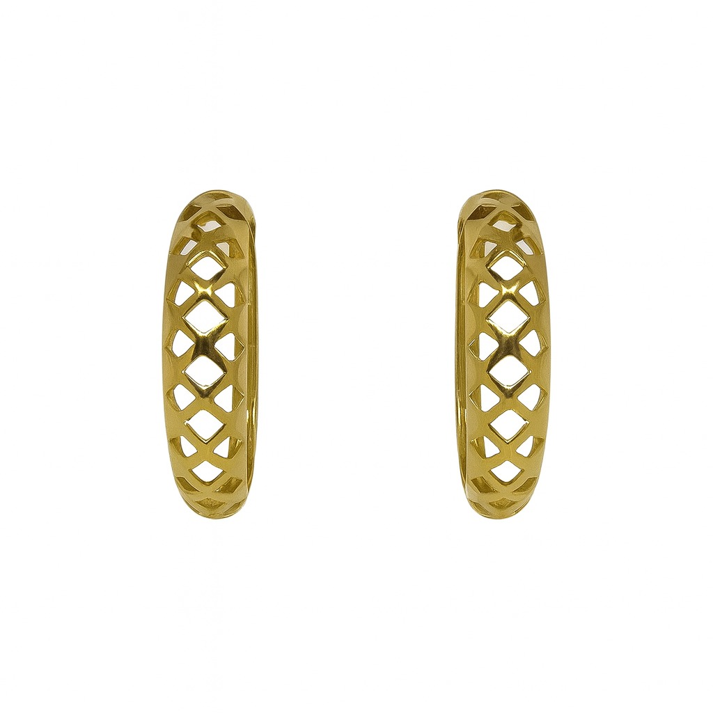 BRINCO 18K TRABALHADO GOTA