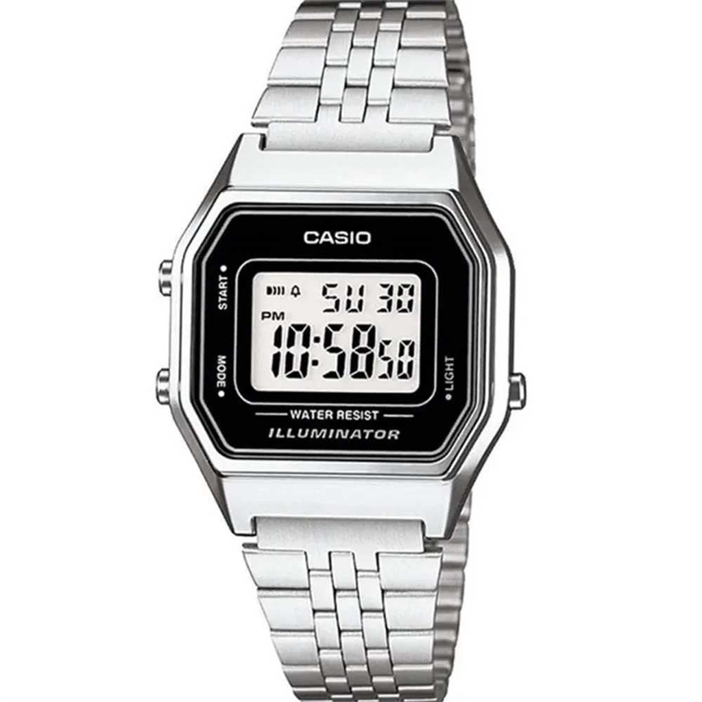 RELÓGIO CASIO VINTAGE DIGITAL LA680WA-1DF-SC