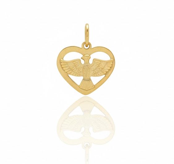PINGENTE 18K ESPÍRITO SANTO