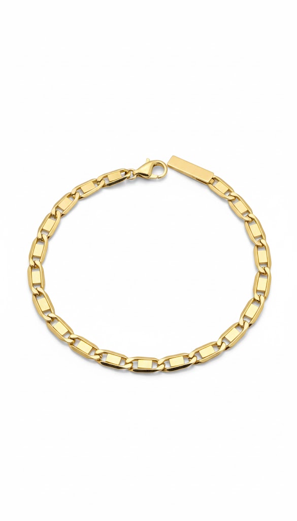 PULSEIRA 18K ELO PIASTRINI