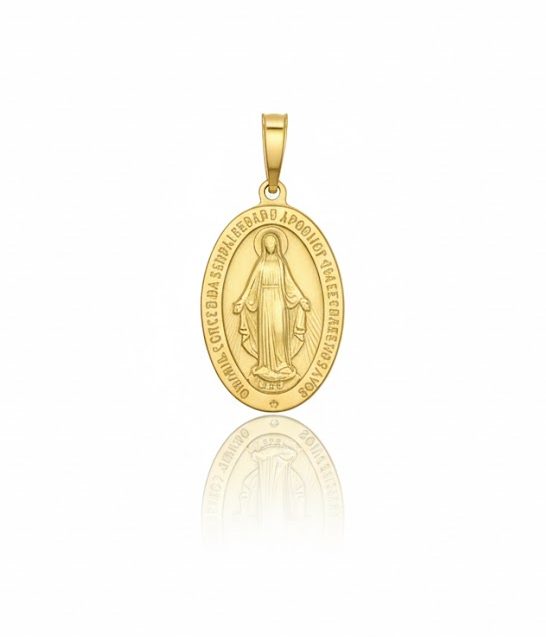 PINGENTE 18K NOSSA SENHORA DAS GRAÇAS