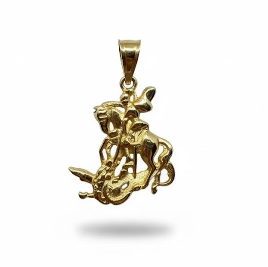 PINGENTE 18K SÃO JORGE