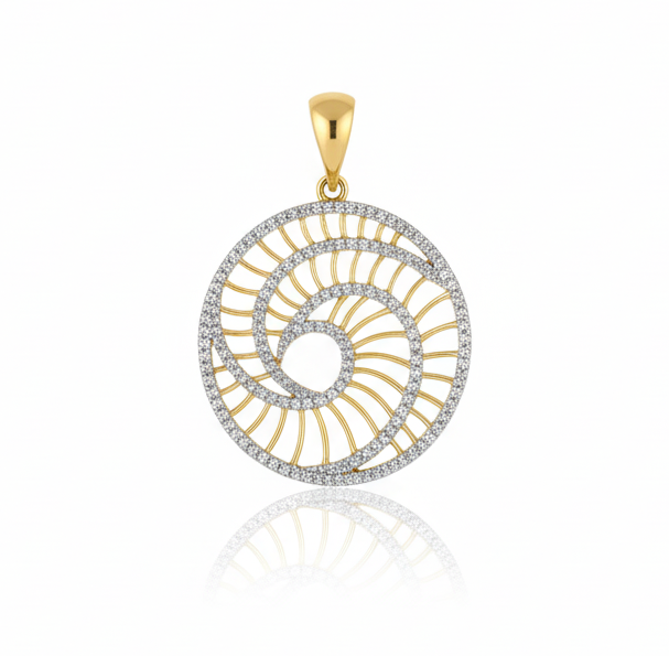 PINGENTE 18K MANDALA