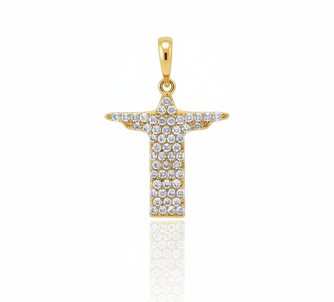 PINGENTE 18K CRISTO REDENTOR