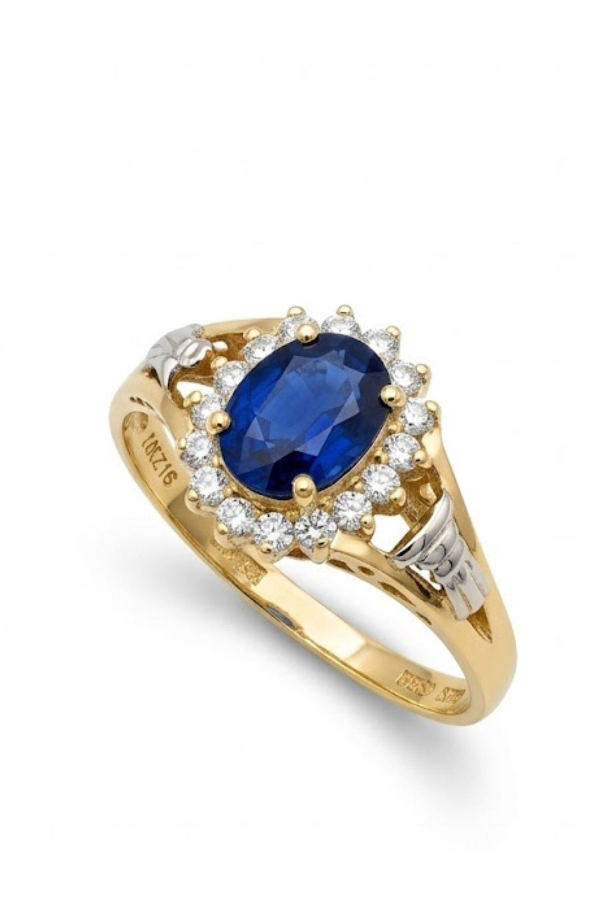 ANEL 18K BRILHANTE COM SAGIRA. CURSO: ARQUITETURA.